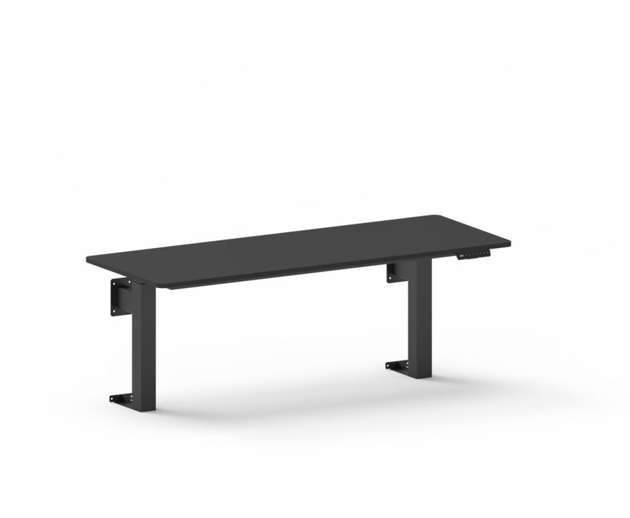 WallDesk Duo | Wand H&ouml;henverstellbarer Tisch Elektrisch | Worktrainer